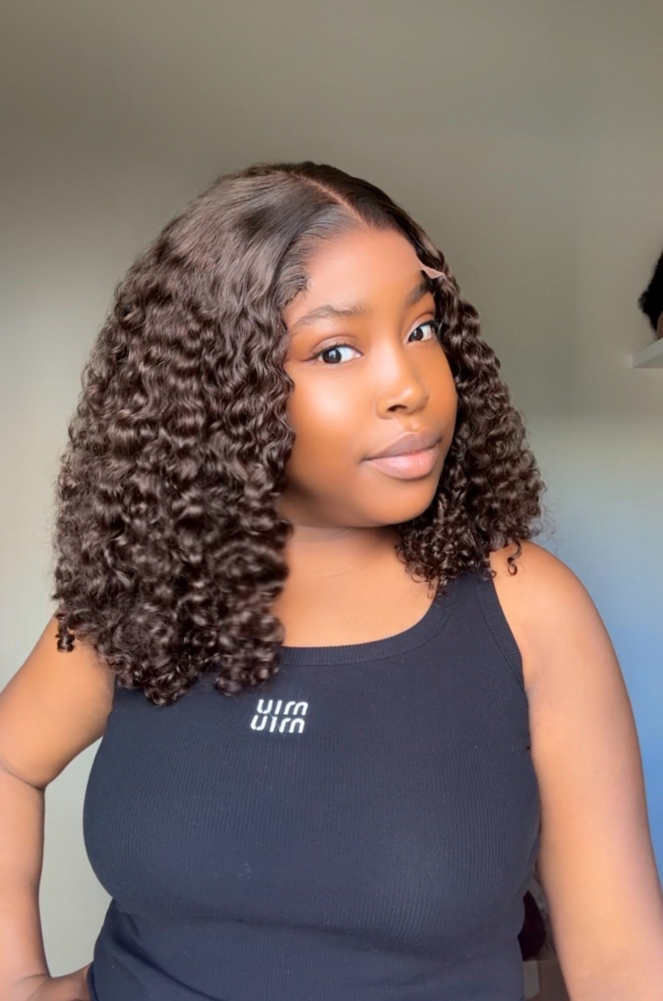 Curly pixie